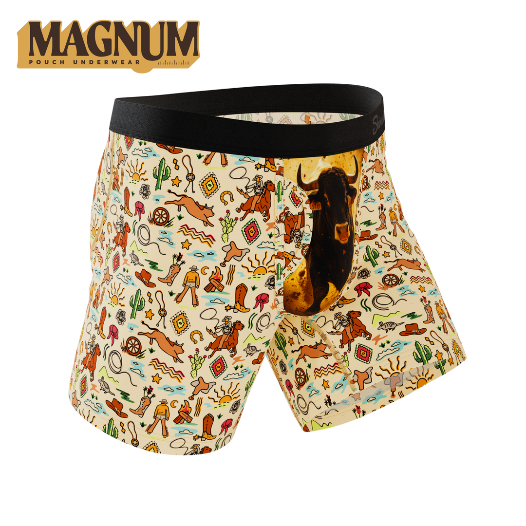 Shinesty Wild Bandit Bull Ball Hammock® Magnum Big Pouch Underwear