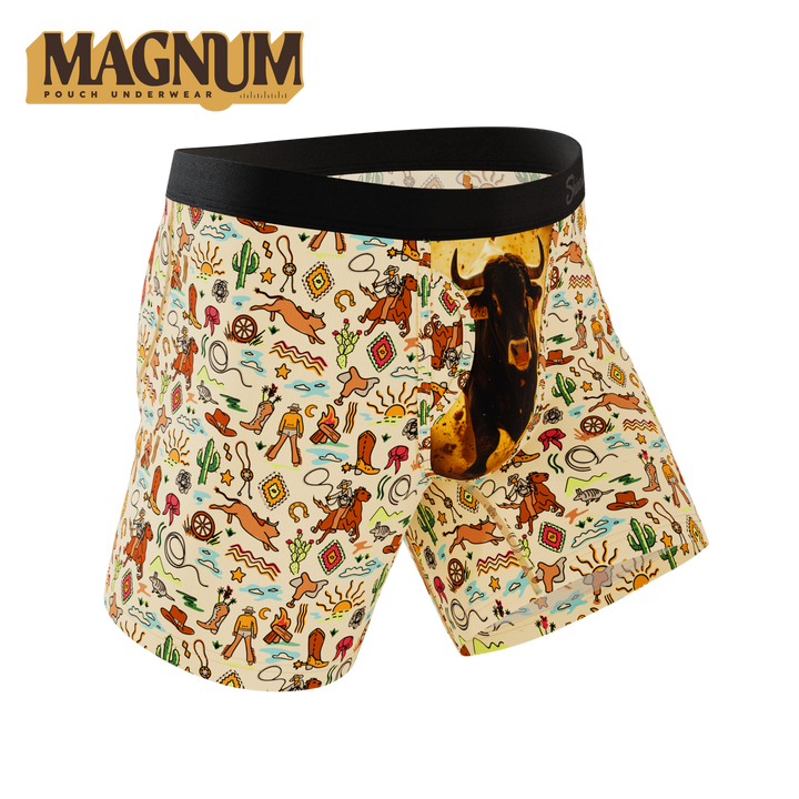 Shinesty Wild Bandit Bull Ball Hammock® Magnum Big Pouch Underwear