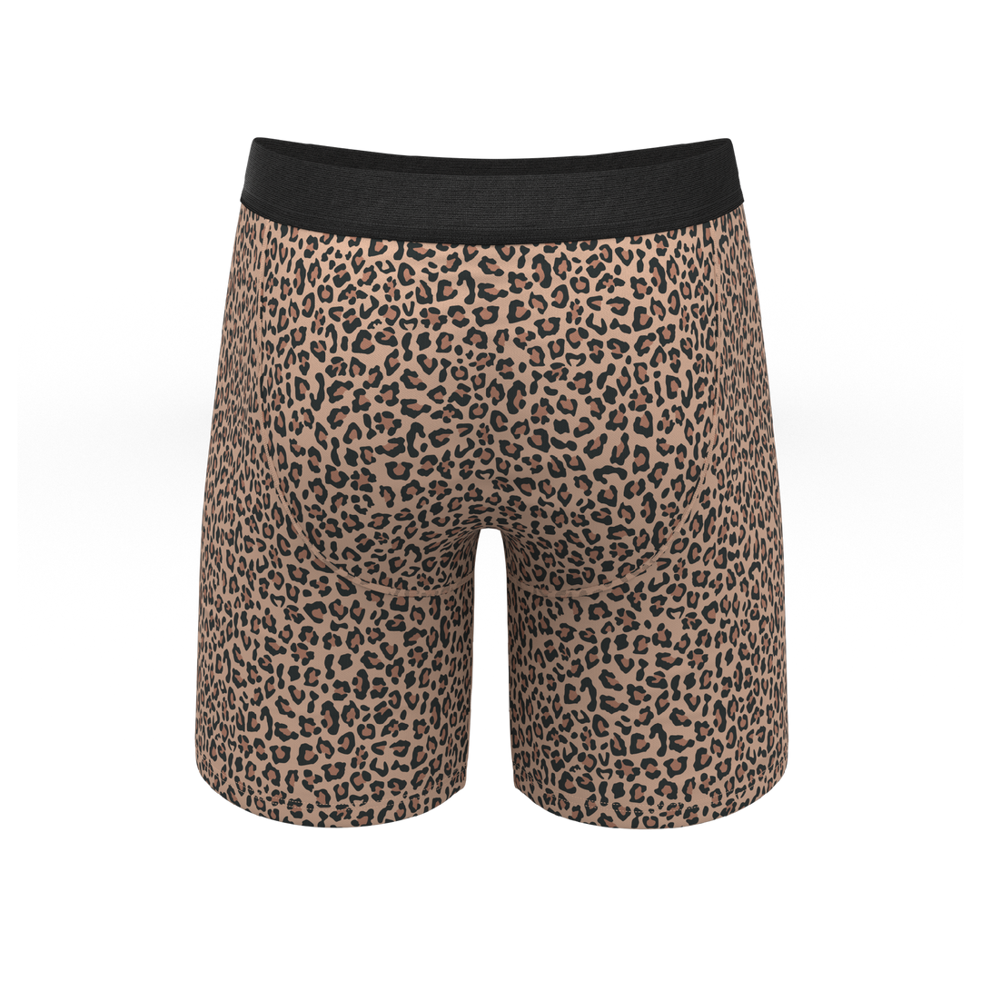 Shinesty Wild Cat Leopard Long Leg Ball Hammock® Underwear