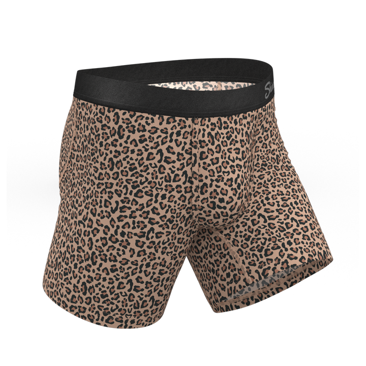 Shinesty "The Wild Cat" Leopard Print Ball Hammock® Pouch Underwear