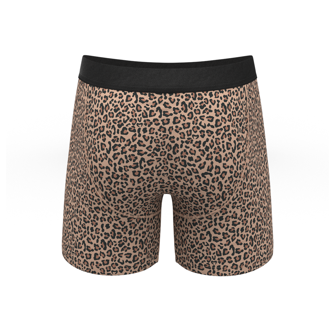 Shinesty "The Wild Cat" Leopard Print Ball Hammock® Pouch Underwear