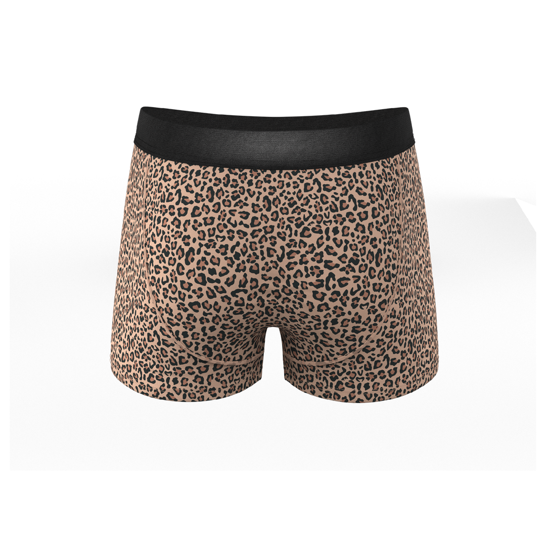 Shinesty The Wild Cat Leopard Print Ball Hammock® Pouch Trunks Underwear