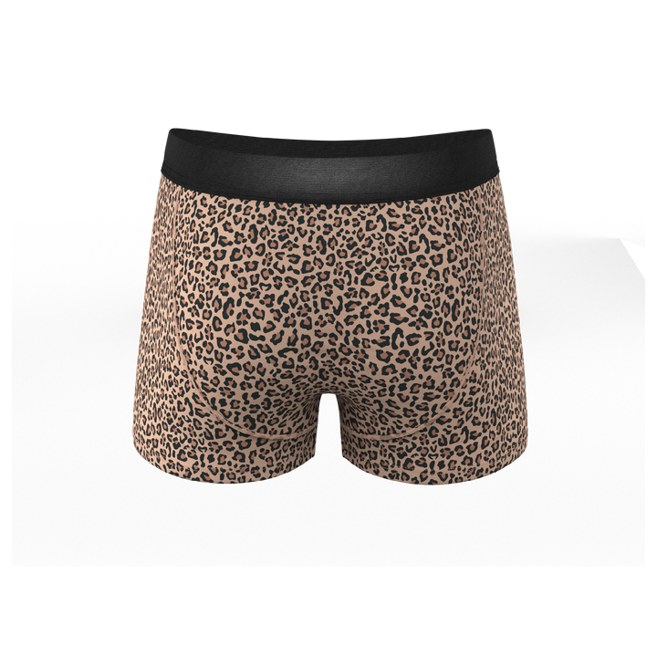 Shinesty The Wild Cat Leopard Print Ball Hammock® Pouch Trunks Underwear
