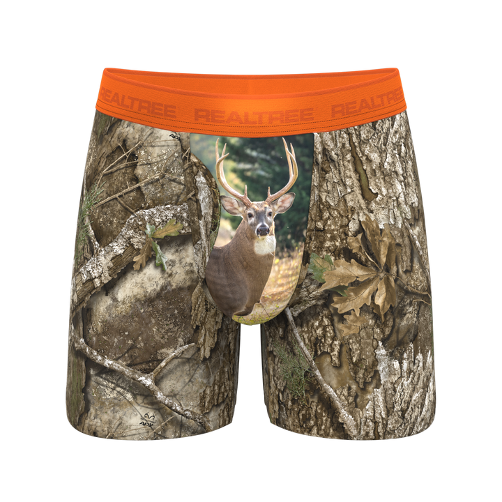 The Wild Game | Realtree x Neon Orange Ball Hammock® Magnum Big Pouch Underwear