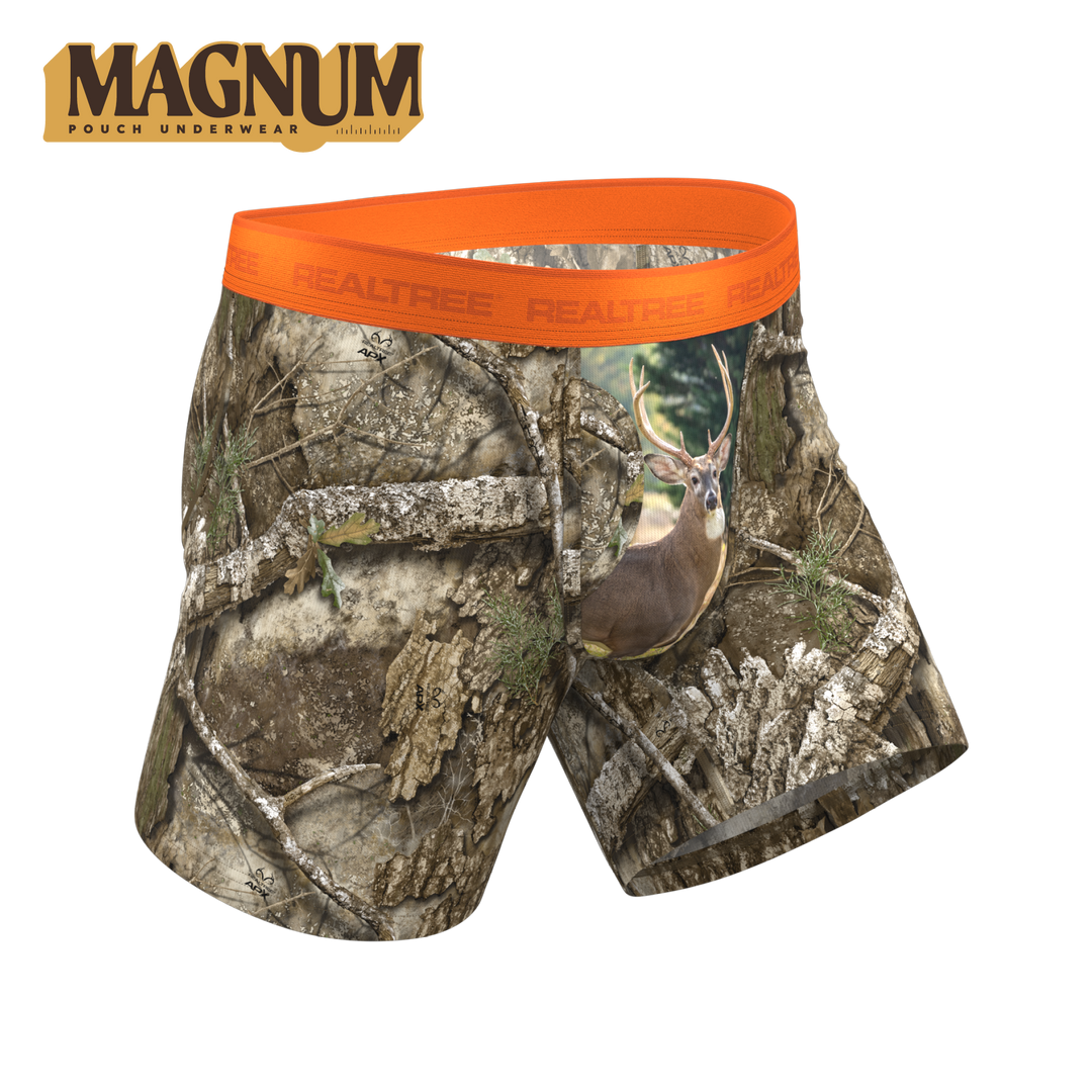 The Wild Game | Realtree x Neon Orange Ball Hammock® Magnum Big Pouch Underwear