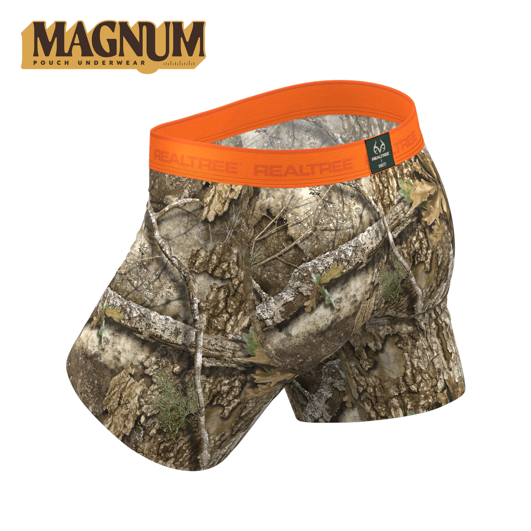 The Wild Game | Realtree x Neon Orange Ball Hammock® Magnum Big Pouch Underwear