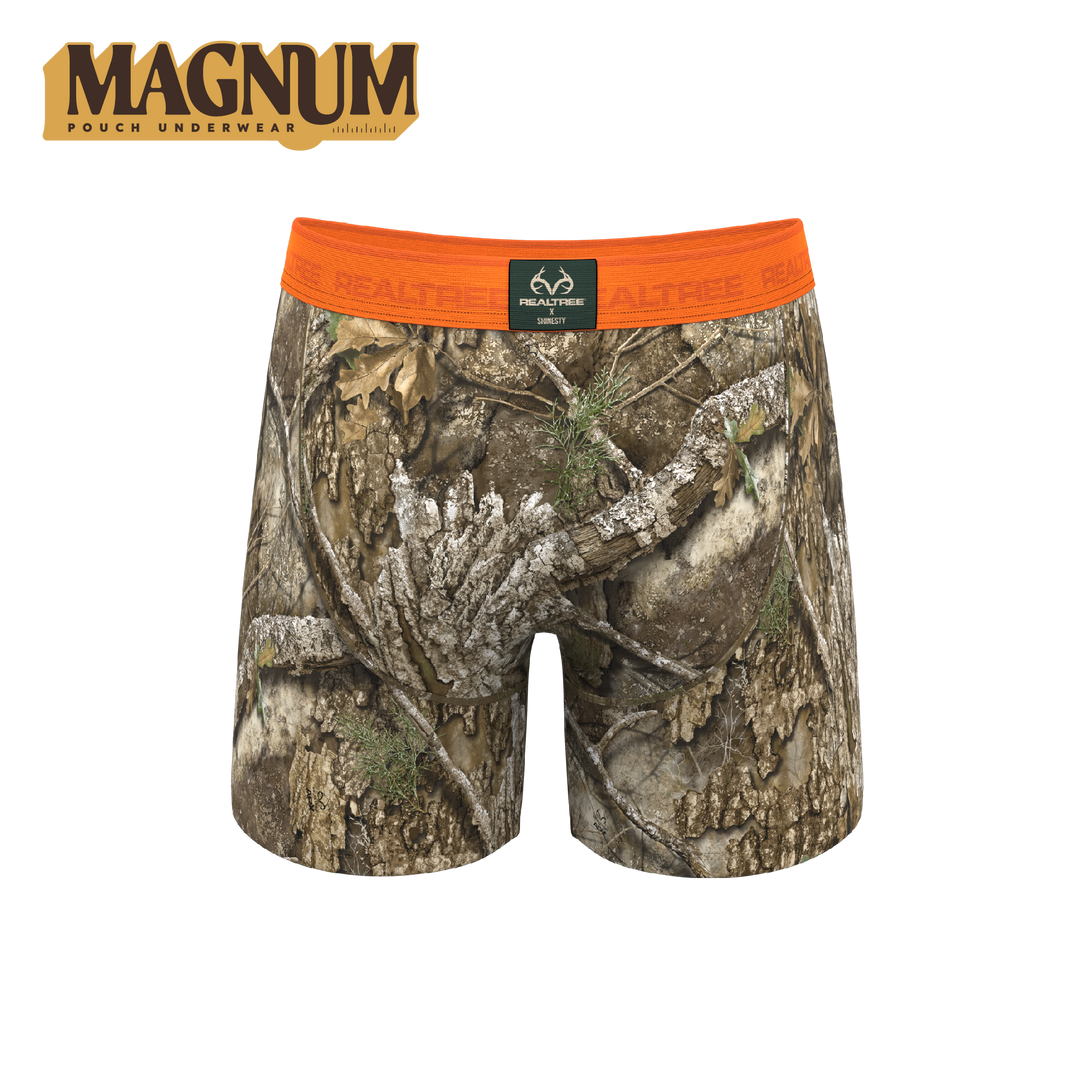 The Wild Game | Realtree x Neon Orange Ball Hammock® Magnum Big Pouch Underwear