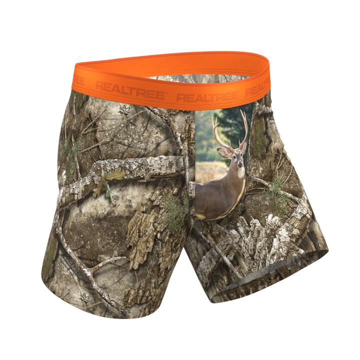 The Wild Game | Realtree x Shinesty Neon Orange Ball Hammock® Pouch Underwear