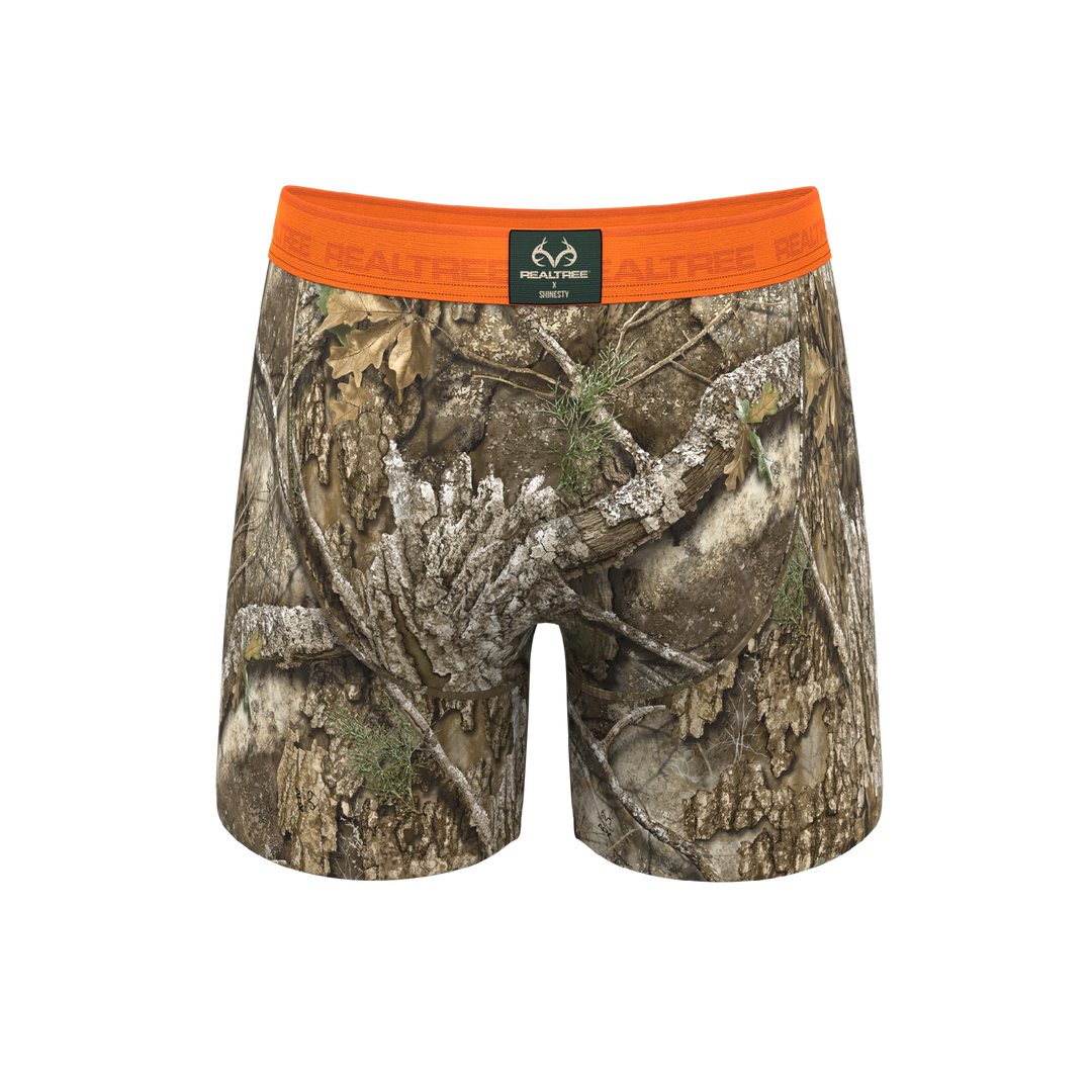 The Wild Game | Realtree x Shinesty Neon Orange Ball Hammock® Pouch Underwear
