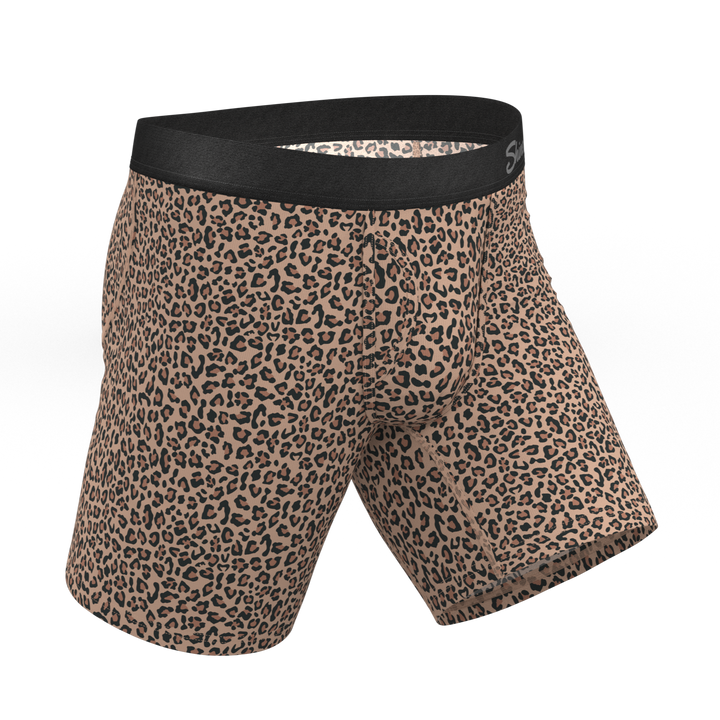 Shinesty Wild Cat Leopard Long Leg Ball Hammock® Underwear