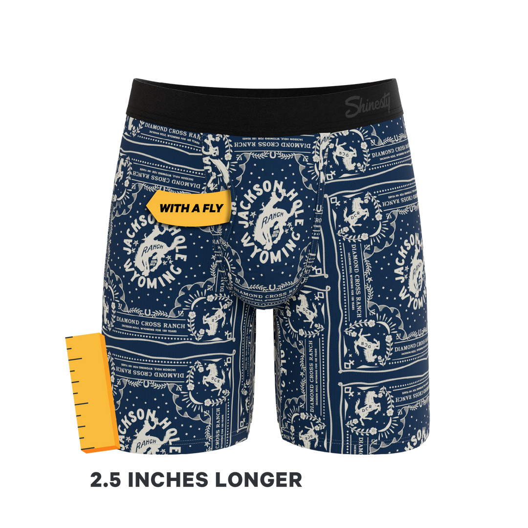 Shinesty "The Wrangle 'Em" Blue Bandana Ball Hammock® Long Leg Underwear