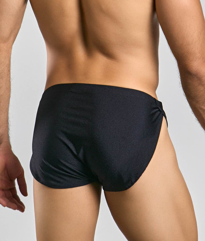 Malebasics Justin + Simon men's running short – athletic performance moisture-wicking shorts