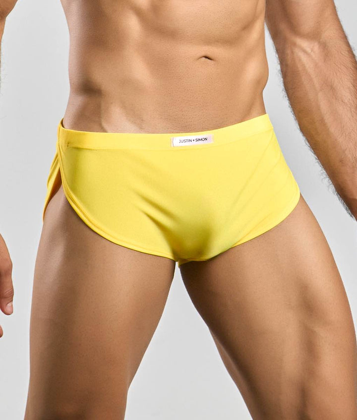 Malebasics Justin + Simon men's running short – athletic performance moisture-wicking shorts