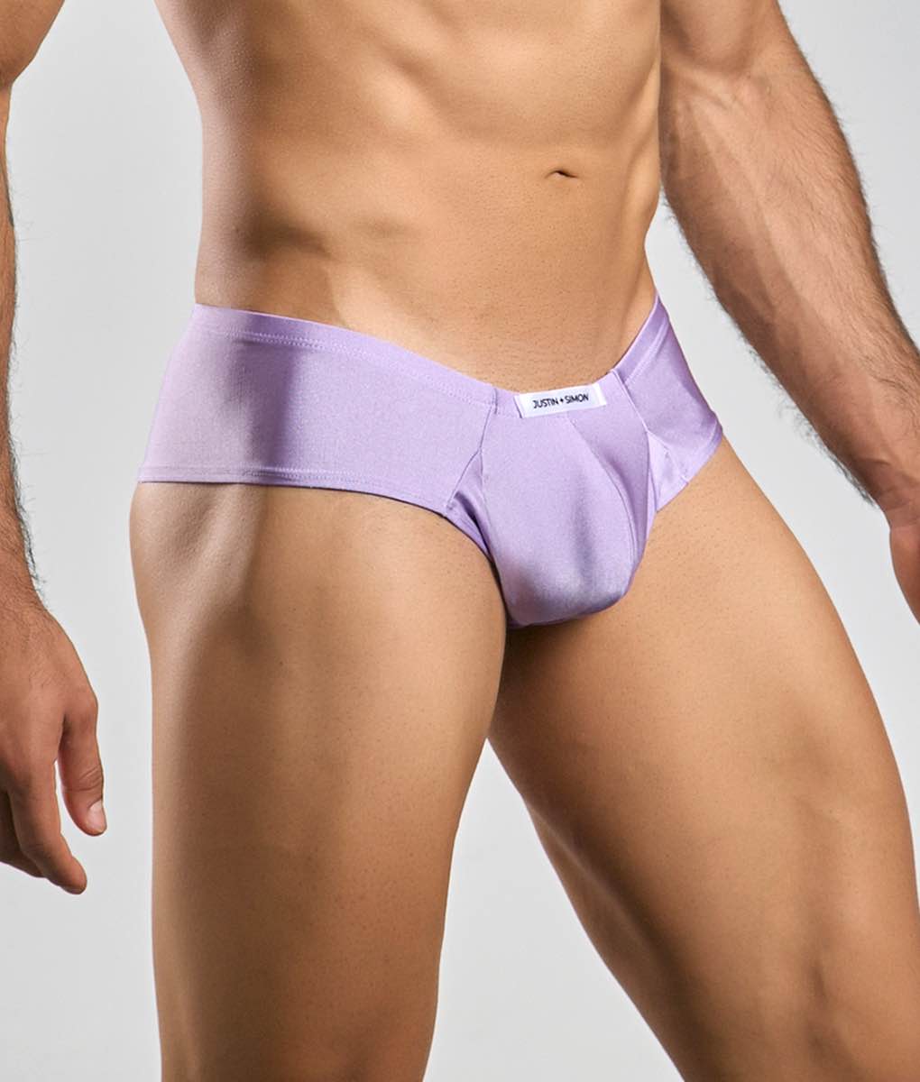 Malebasics Justin + Simon Cheek men's cheeky brief – soft chlorine-resistant underwear and swimwear
