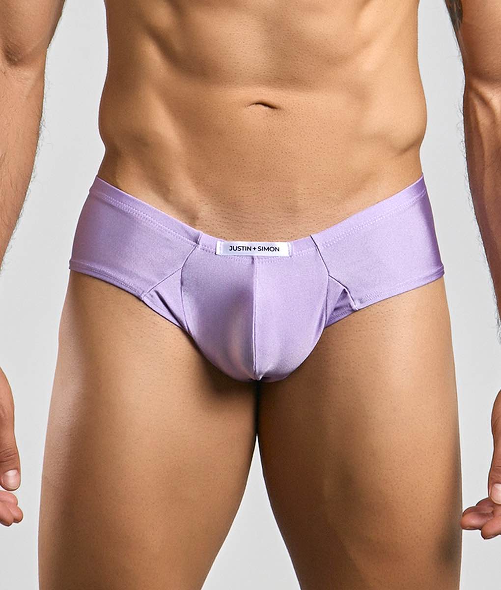 Malebasics Justin + Simon Cheek men's cheeky brief – soft chlorine-resistant underwear and swimwear