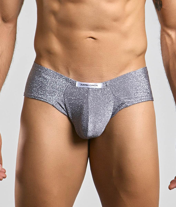 Malebasics Justin + Simon Cheek men's cheeky brief – soft chlorine-resistant underwear and swimwear