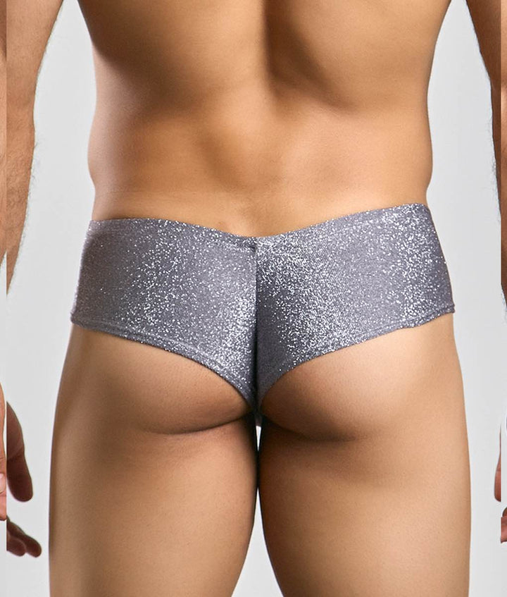 Malebasics Justin + Simon Cheek men's cheeky brief – soft chlorine-resistant underwear and swimwear