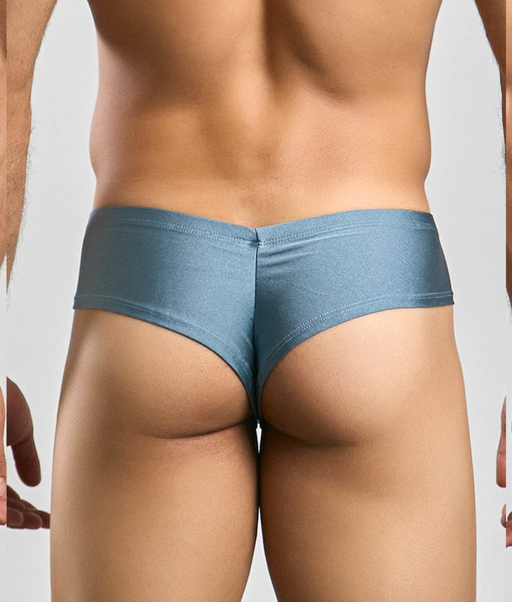 Malebasics Justin + Simon Cheek men's cheeky brief – soft chlorine-resistant underwear and swimwear