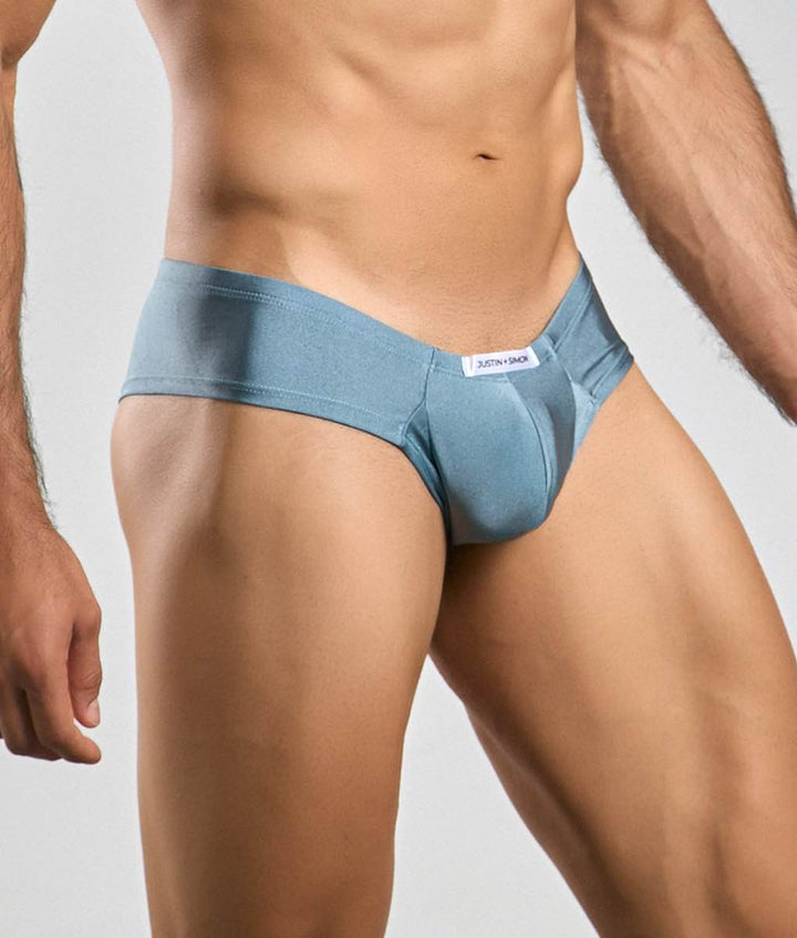 Malebasics Justin + Simon Cheek men's cheeky brief – soft chlorine-resistant underwear and swimwear