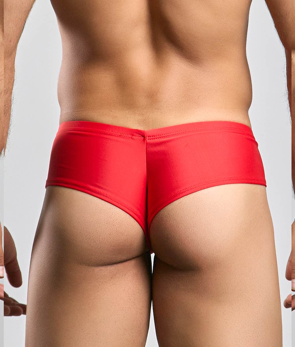Malebasics Justin + Simon Cheek men's cheeky brief – soft chlorine-resistant underwear and swimwear