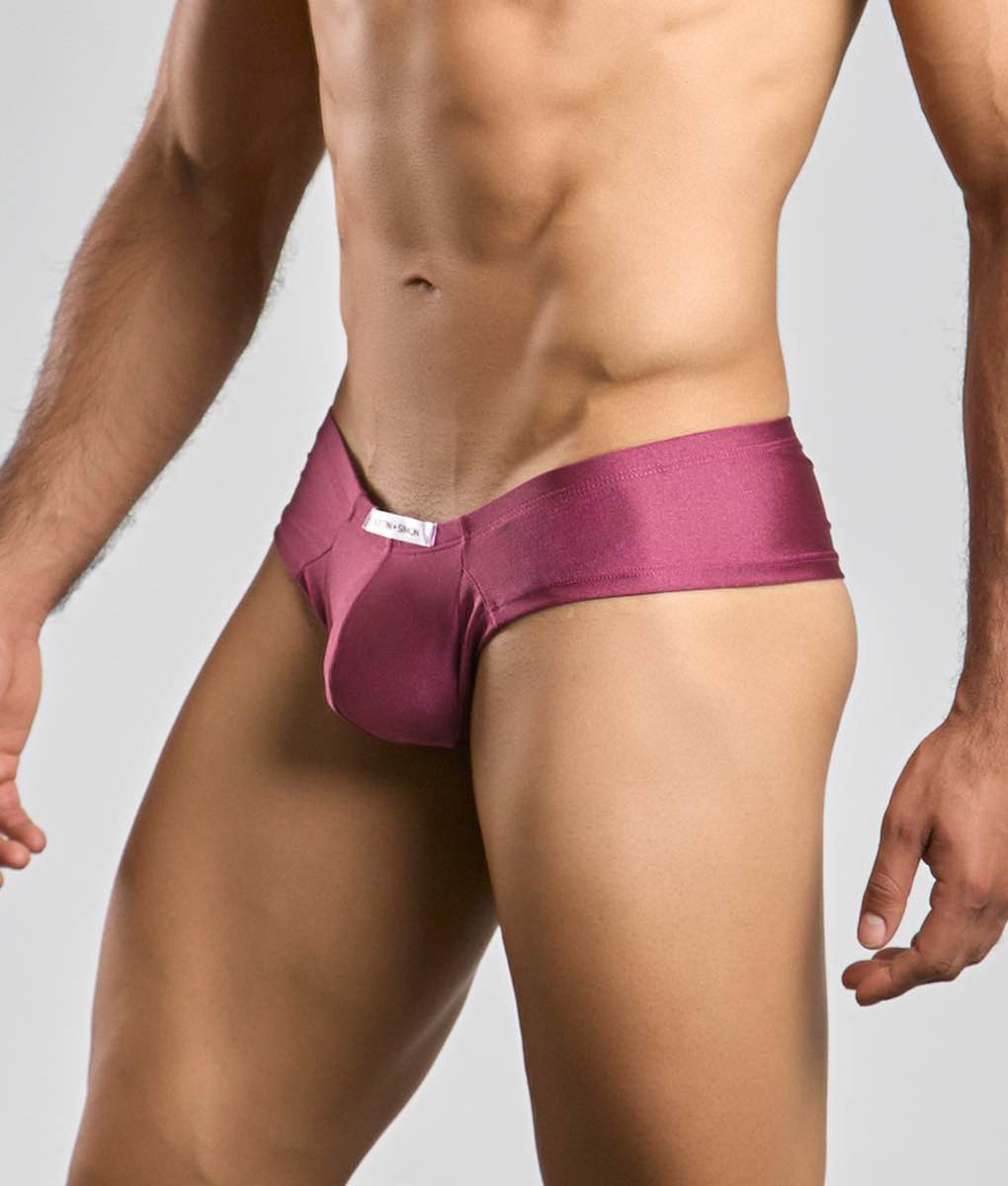 Malebasics Justin + Simon Cheek men's cheeky brief – soft chlorine-resistant underwear and swimwear