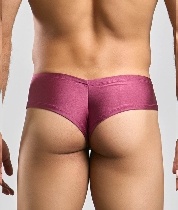 Malebasics Justin + Simon Cheek men's cheeky brief – soft chlorine-resistant underwear and swimwear