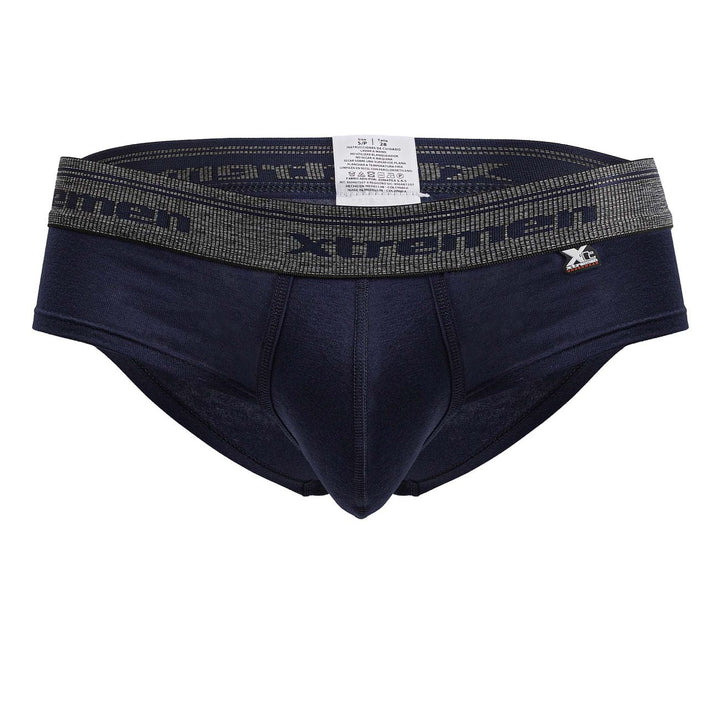 Xtremen Cotton Blend Men's Bikini Brief in Navy – men's briefs