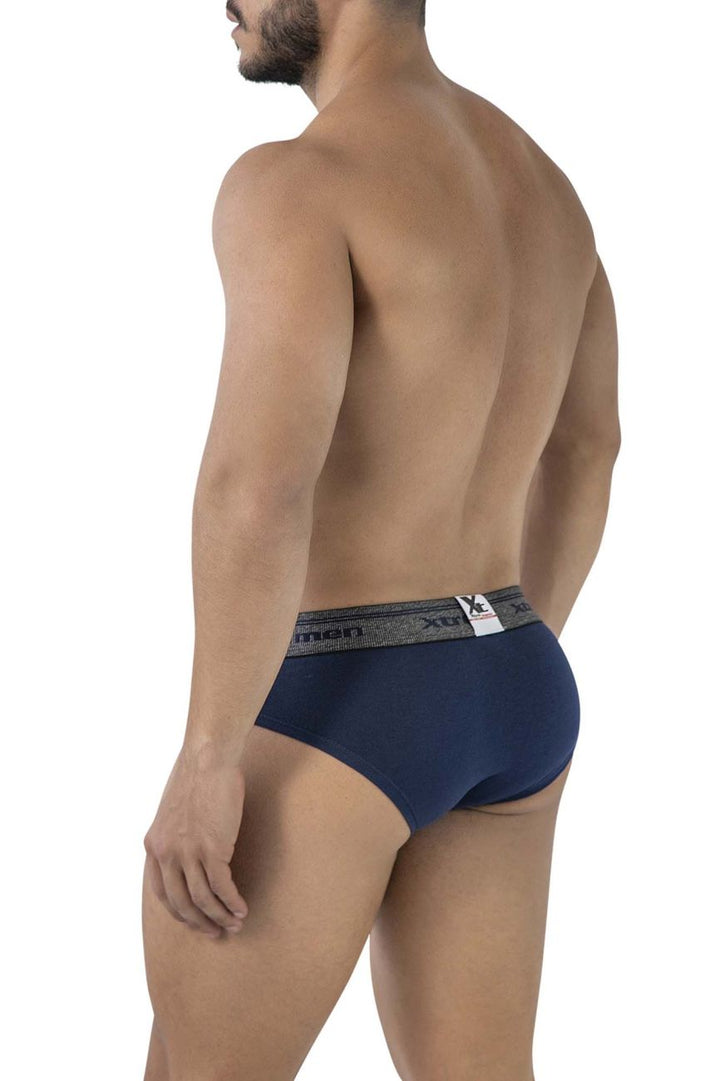 Xtremen Cotton Blend Men's Bikini Brief in Navy – men's briefs