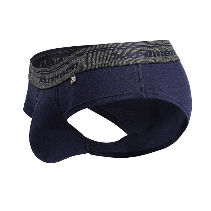 Xtremen Cotton Blend Men's Bikini Brief in Navy – men's briefs