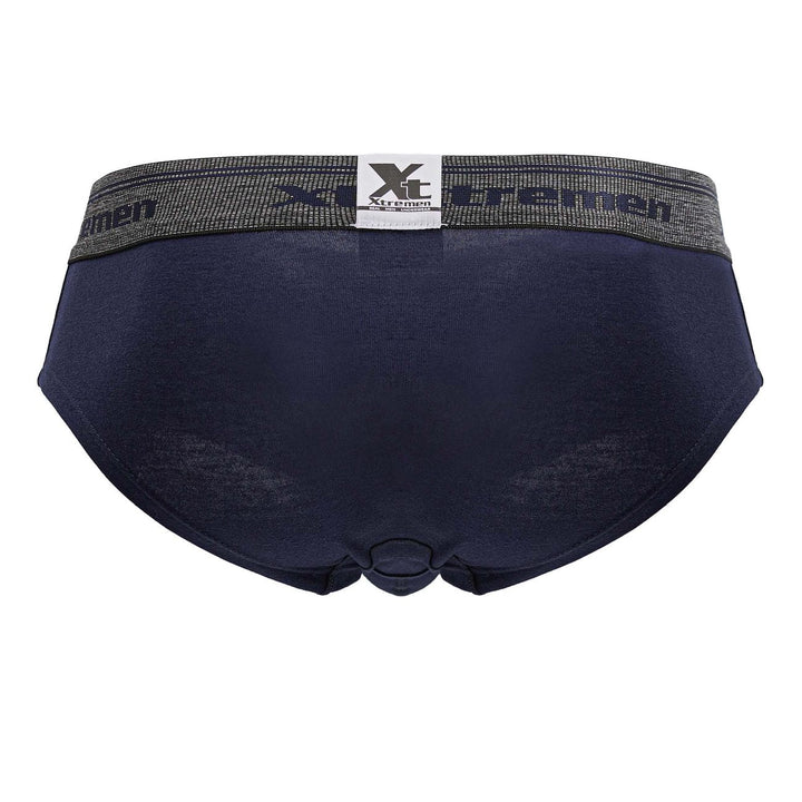 Xtremen Cotton Blend Men's Bikini Brief in Navy – men's briefs