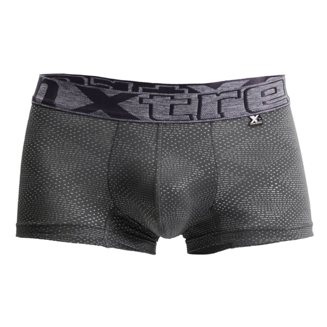 Xtremen Jacquard Stripes Men's Boxer Brief in Gray – men's boxer briefs