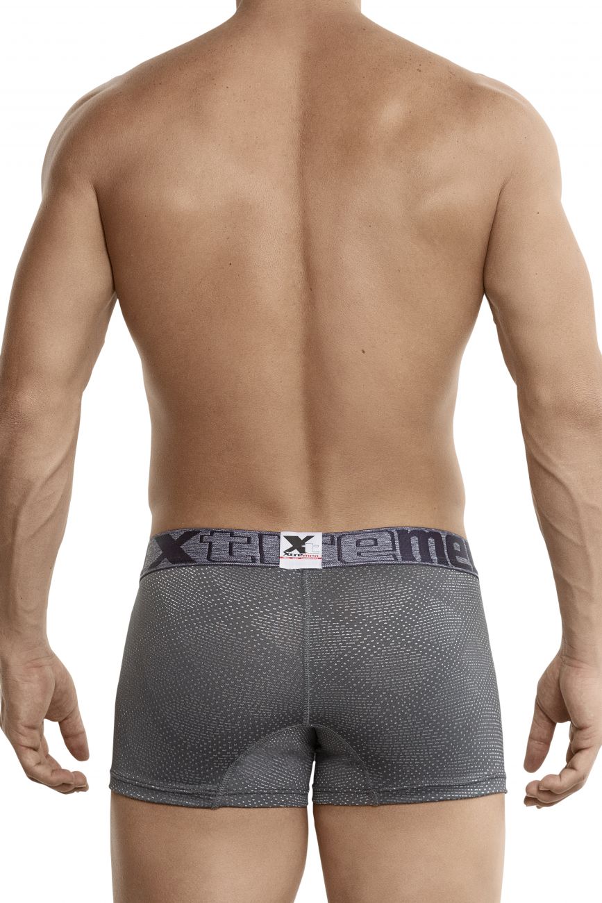 Xtremen Jacquard Stripes Men's Boxer Brief in Gray – men's boxer briefs