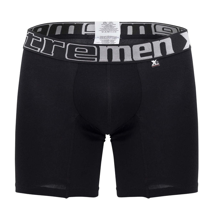 Xtremen Plus Men's Boxer Brief in Black – men's boxer briefs