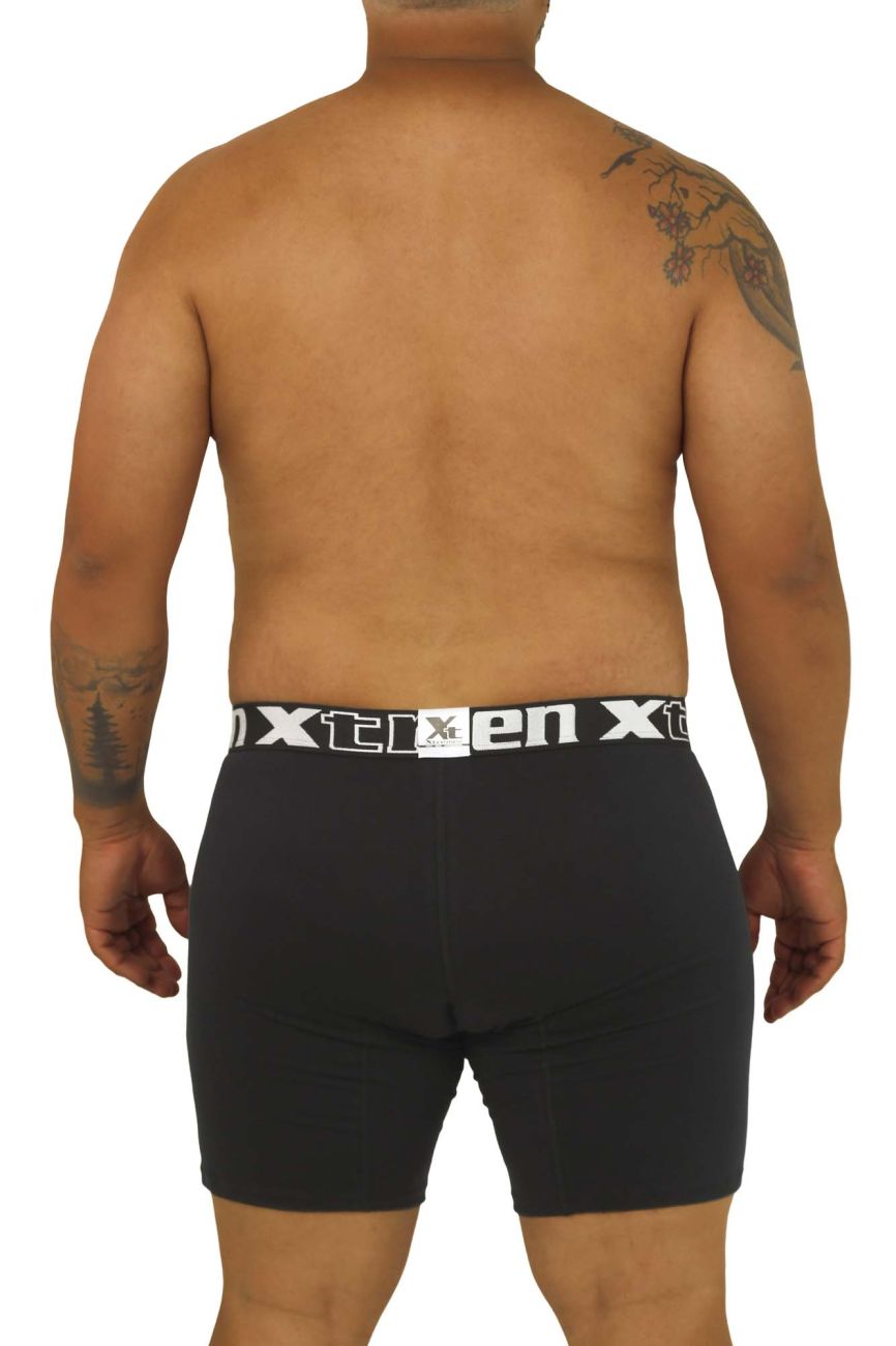 Xtremen Plus Men's Boxer Brief in Black – men's boxer briefs