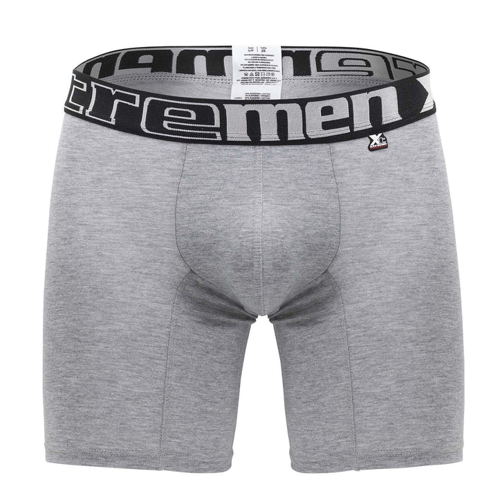 Xtremen Plus color Gray Men's Boxer Brief in Gray – men's boxer briefs