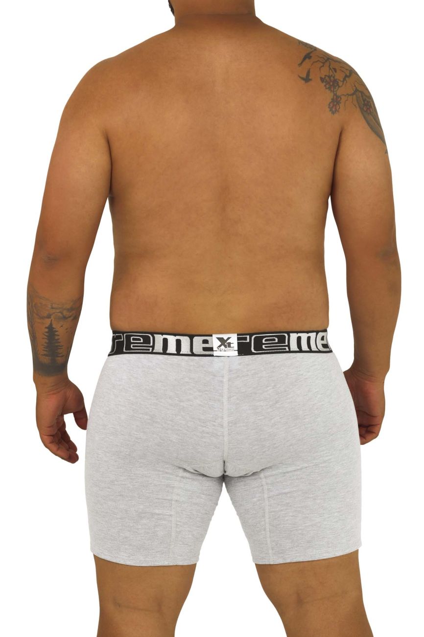 Xtremen Plus color Gray Men's Boxer Brief in Gray – men's boxer briefs