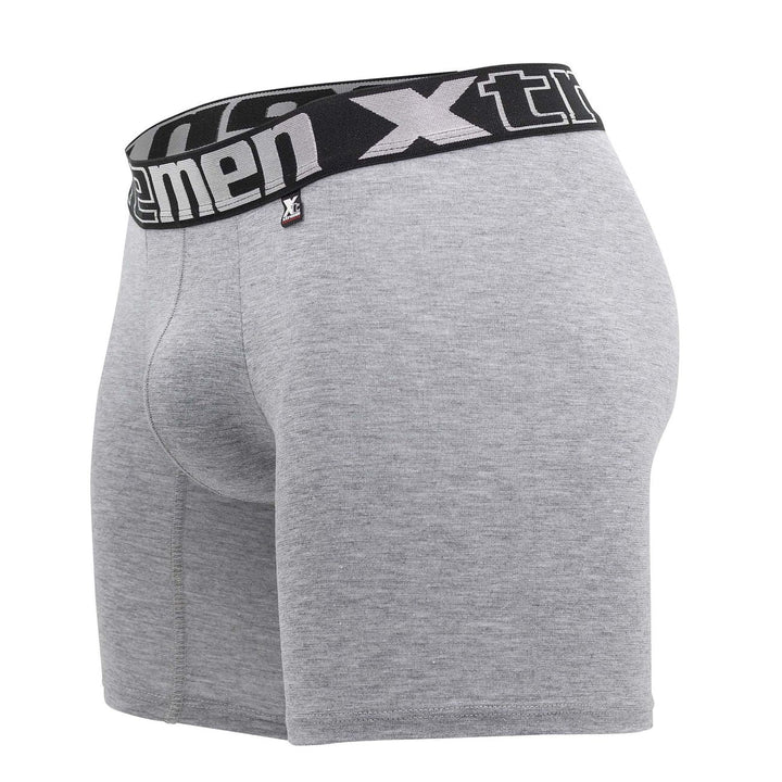 Xtremen Plus color Gray Men's Boxer Brief in Gray – men's boxer briefs