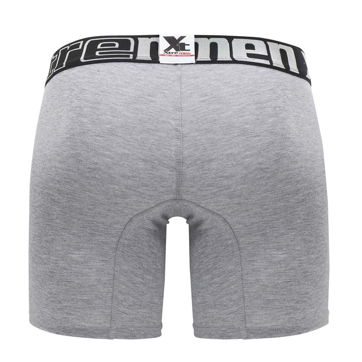 Xtremen Plus color Gray Men's Boxer Brief in Gray – men's boxer briefs