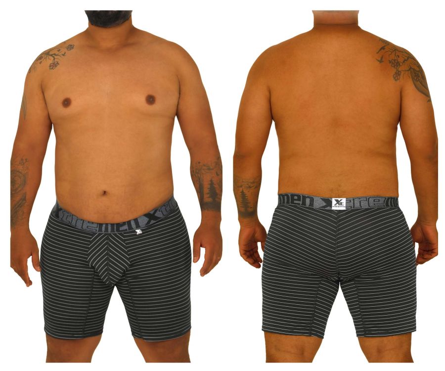 Xtremen Plus Men's Boxer Brief in Black – men's boxer briefs
