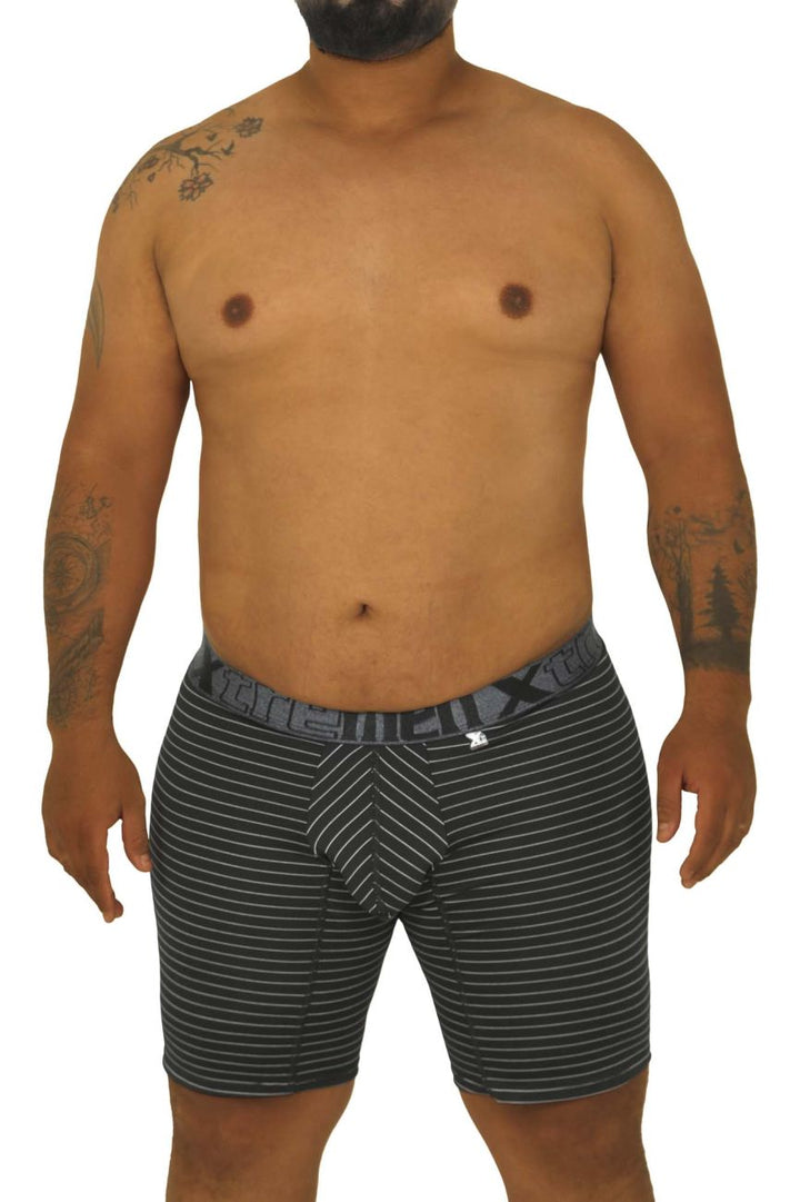 Xtremen Plus Men's Boxer Brief in Black – men's boxer briefs