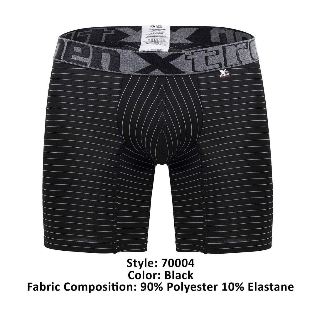 Xtremen Plus Men's Boxer Brief in Black – men's boxer briefs