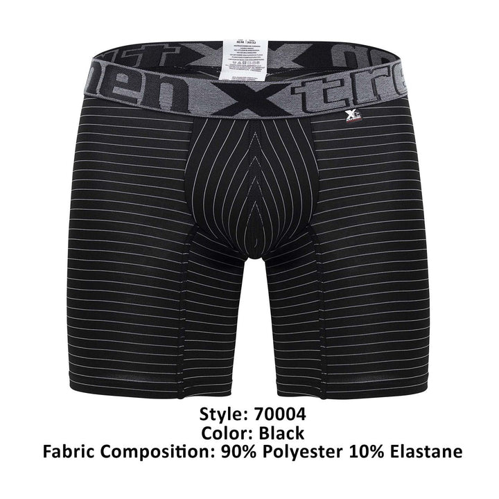 Xtremen Plus Men's Boxer Brief in Black – men's boxer briefs