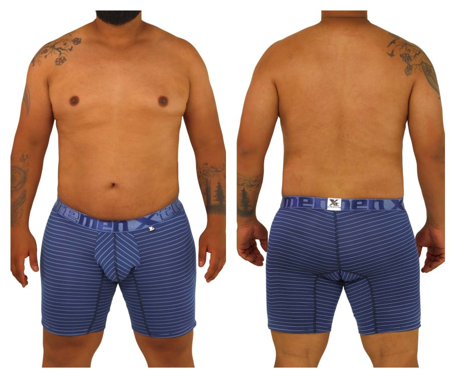 Xtremen Plus Men's Boxer Brief in Blue – men's boxer briefs
