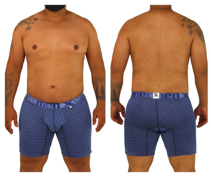 Xtremen Plus Men's Boxer Brief in Blue – men's boxer briefs