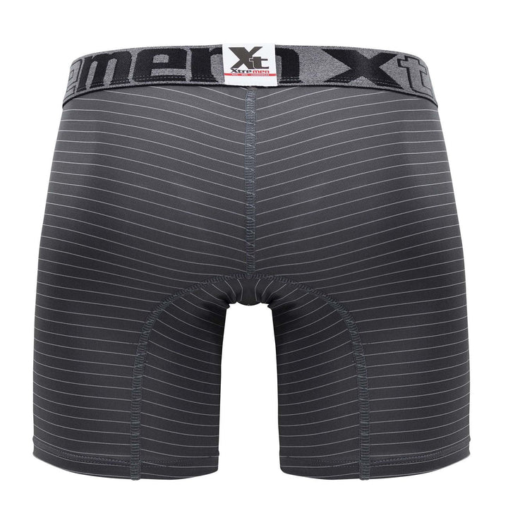 Xtremen Plus Men's Boxer Brief in Gray – men's boxer briefs