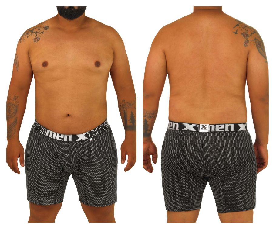 Xtremen Plus Men's Boxer Brief in Black – men's boxer briefs