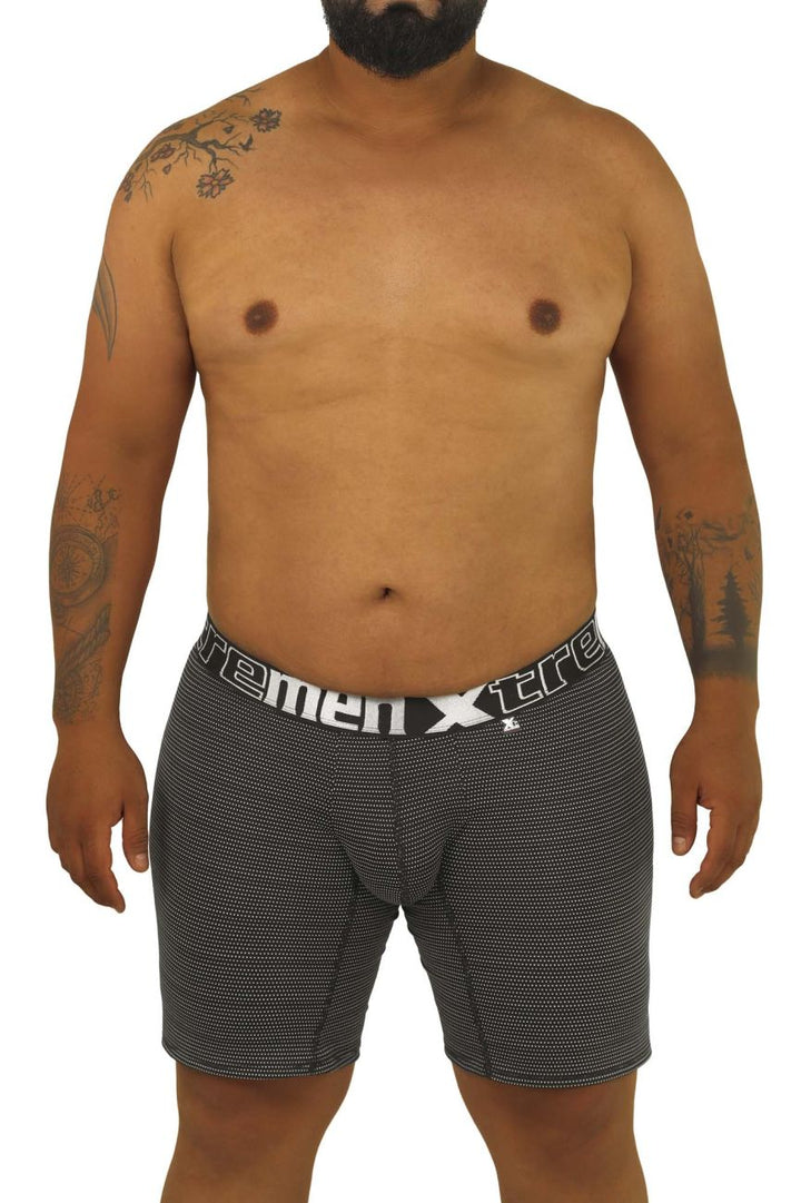 Xtremen Plus Men's Boxer Brief in Black – men's boxer briefs