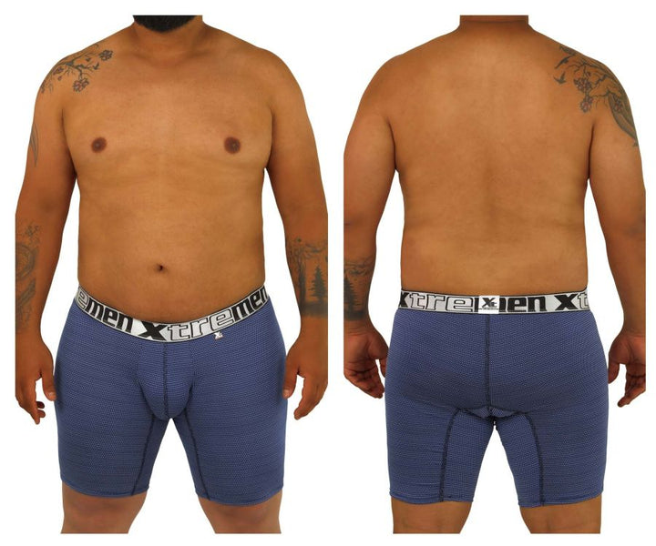 Xtremen Plus Men's Boxer Brief in Blue – men's boxer briefs