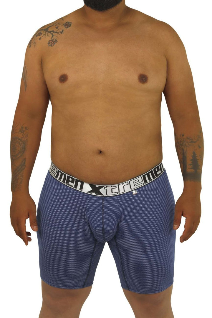 Xtremen Plus Men's Boxer Brief in Blue – men's boxer briefs