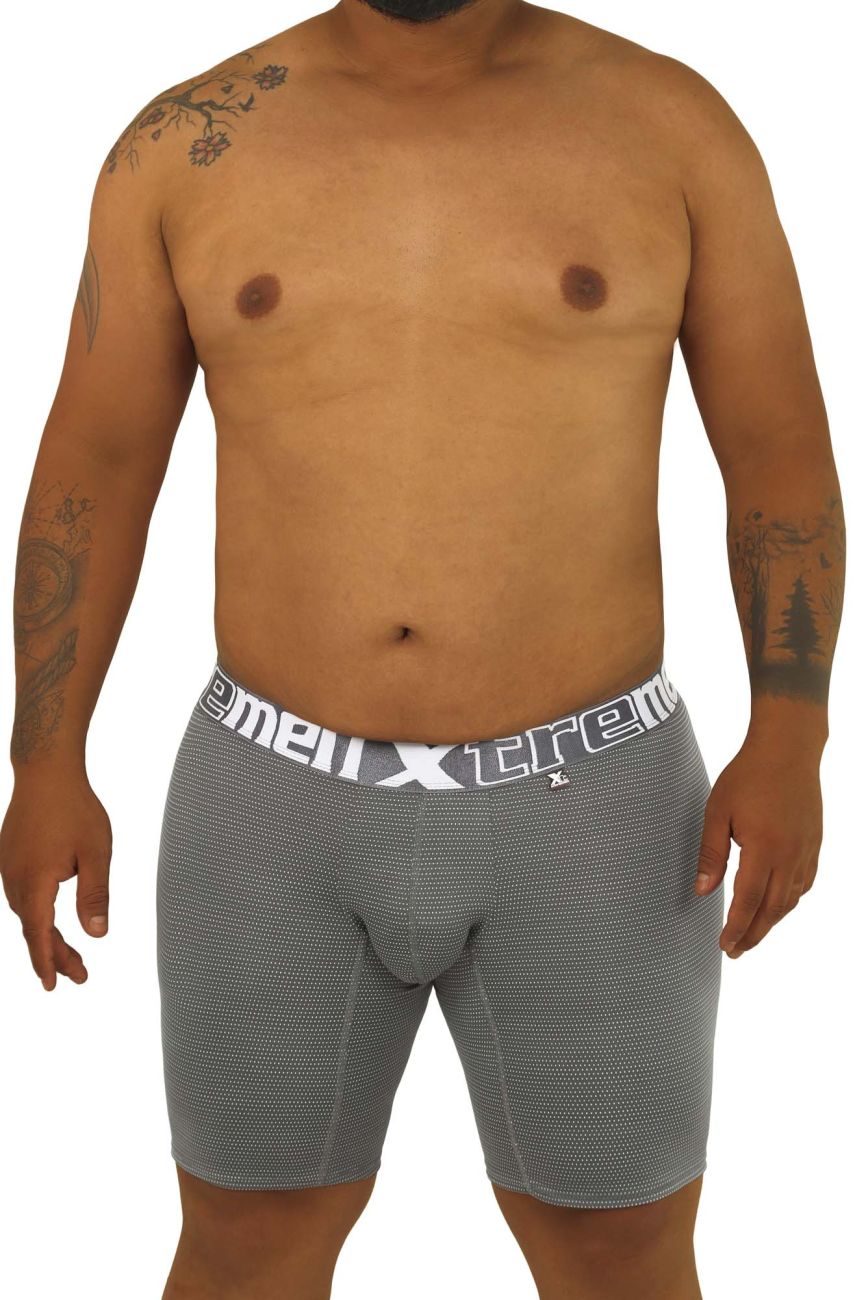 Xtremen Plus Men's Boxer Brief in Gray – men's boxer briefs
